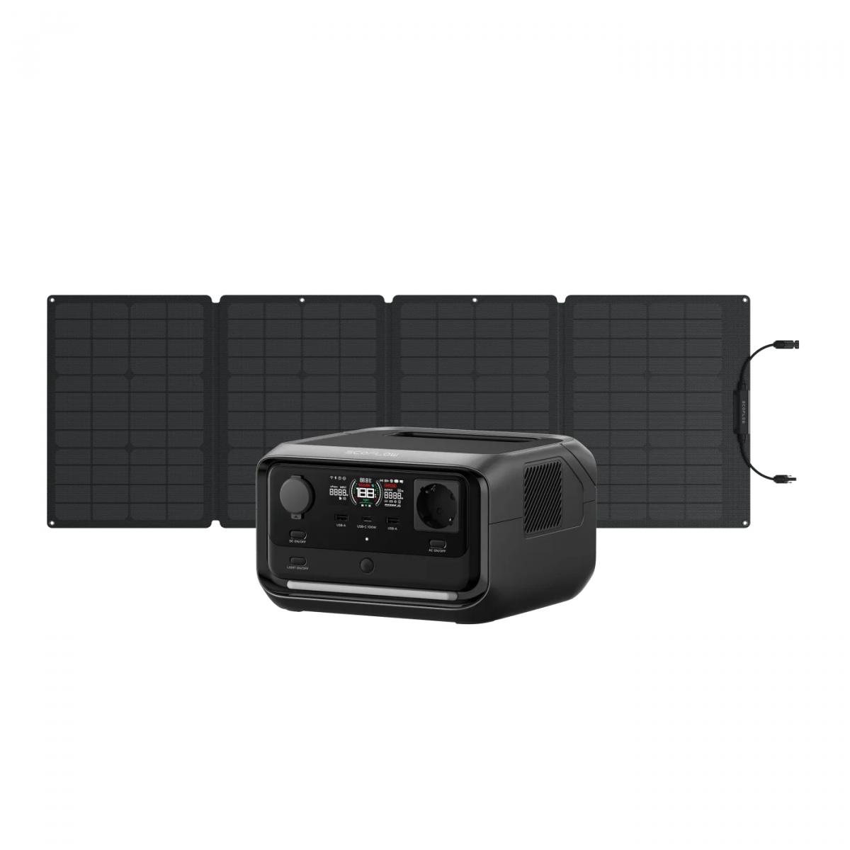 Комплект RIVER 3 Plus + складная панель 110 Вт